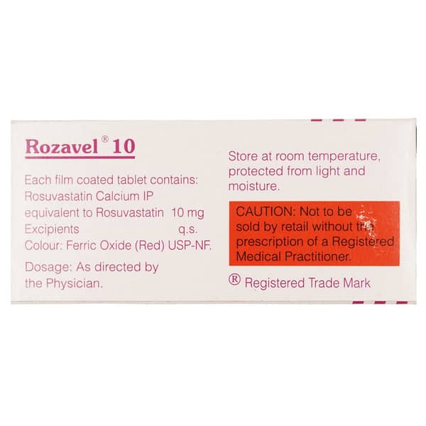 Rozavel 10mg Strip Of 15 Tablets