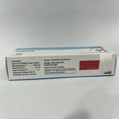 9m B12 1500mcg Pre Filled Syringe Of 1ml Injection