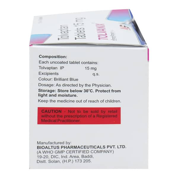Tolvanix 15Mg Strip Of 4 Tablets