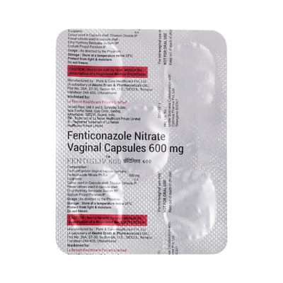 Fentigliv 600mg Strip Of 1 Vaginal Capsule