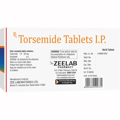 Zeetor 20mg Strip Of 10 Tablets