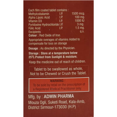 Adnurogen Strip Of 10 Tablets