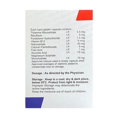 Becoplex Strip Of 15 Capsules