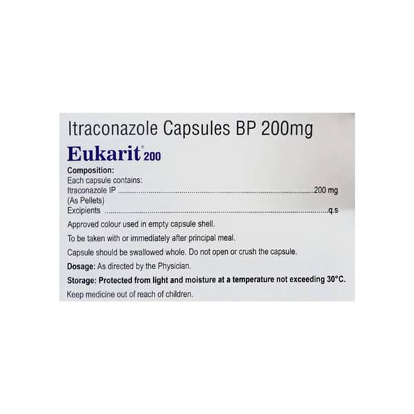 Eukarit 200mg Strip Of 10 Capsules