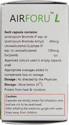Airforu L Bottle Of 30 Inhalation Capsules