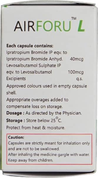 Airforu L Bottle Of 30 Inhalation Capsules