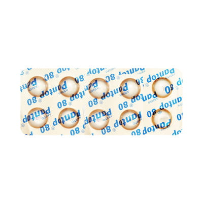 Pantop 80mg Strip Of 10 Tablets