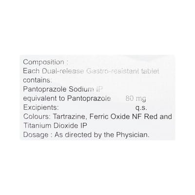 Pantop 80mg Strip Of 10 Tablets