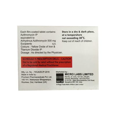 Microzide 500 Strip Of 3 Tablets