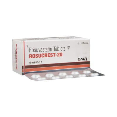 Rosucrest As 20mg Strip Of 10 Capsules