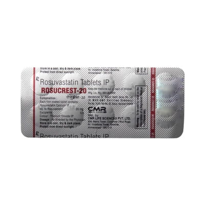 Rosucrest As 20mg Strip Of 10 Capsules