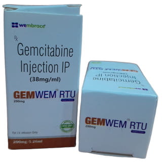 Gemwem Rtu 200Mg Vial Of 5.26Ml Injection