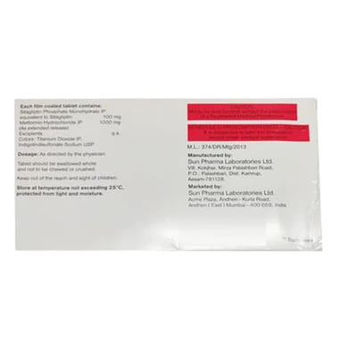 Istamet Xr 100/1000mg Strip Of 10 Tablets