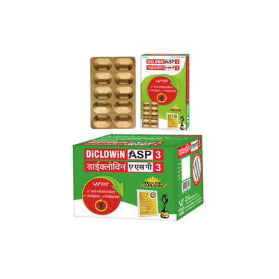 Diclowin Asp 3 Strip Of 10 Tablets