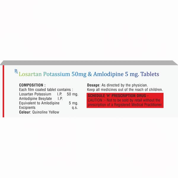 Losarum 50mg Am Strip Of 10 Tablets