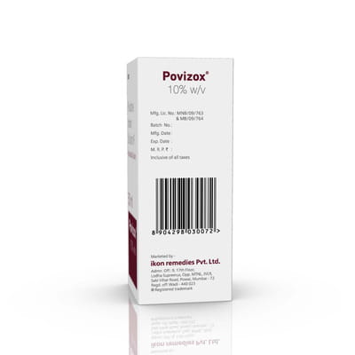 Povizox 10% Bottle Of 50ml Solution