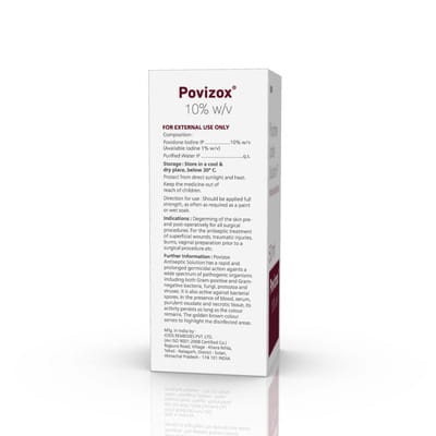 Povizox 10% Bottle Of 50ml Solution