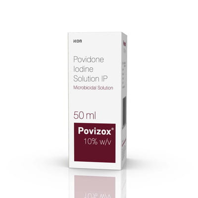 Povizox 10% Bottle Of 50ml Solution