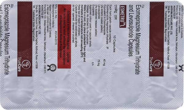 Esmetru L Strip Of 10 Capsules
