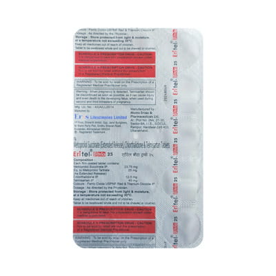 Eritel Beta Trio 25mg Strip Of 15 Tablets