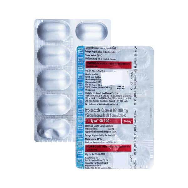 I Tyza Sb 100mg Strip Of 10 Capsules