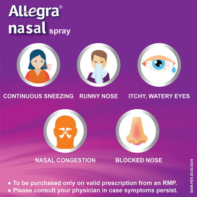 Allegra Bottle Of 120md Nasal Spray