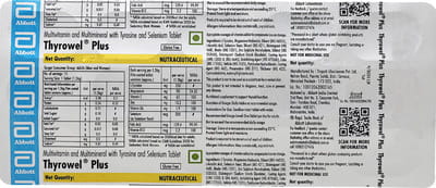 Thyrowel Plus Strip Of 15 Tablets