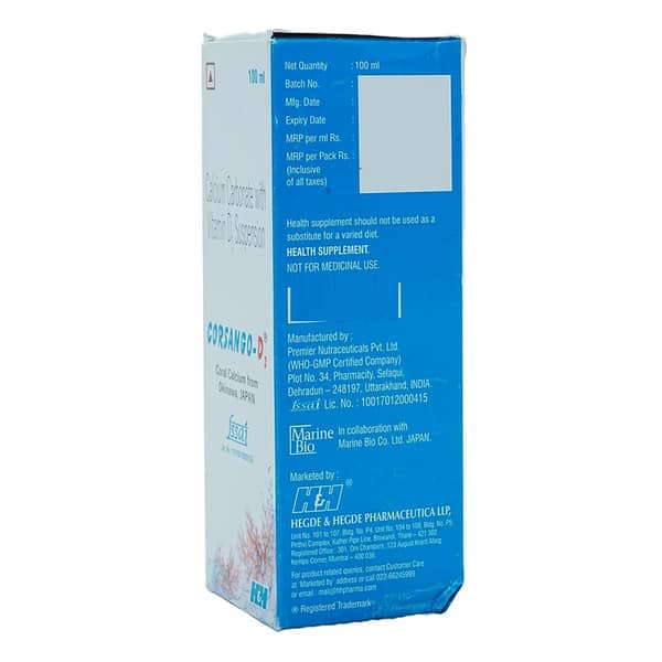Corsango D3 Bottle Of 100ml Suspension