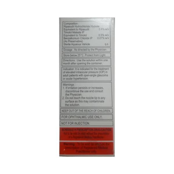 Ripatec T Bottle Of 5Ml Eye Drops