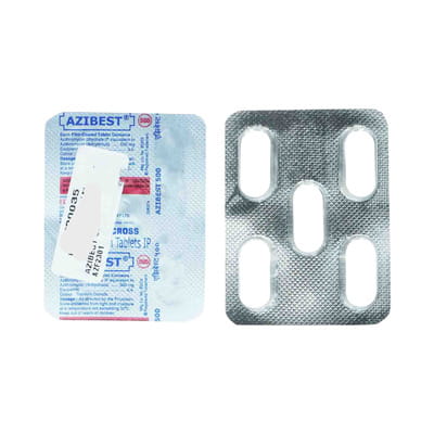Azibest 500mg Strip Of 5 Tablets