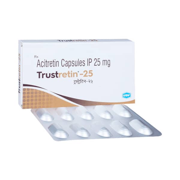 Trustretin 25mg Strip Of 10 Capsules
