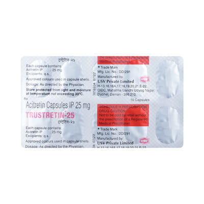 Trustretin 25mg Strip Of 10 Capsules