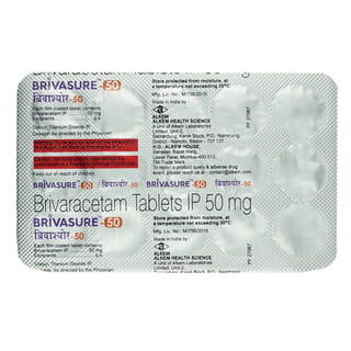Brivasure 50 MG Tablet (15): Uses, Side Effects, Price & Dosage | PharmEasy