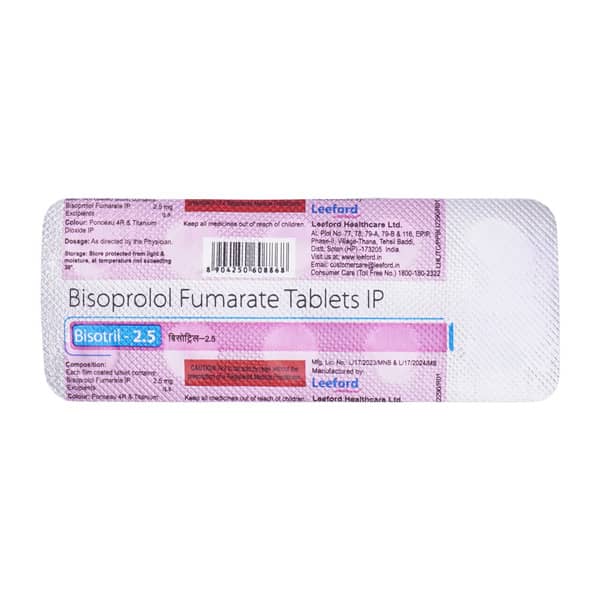 Bisotril 2.5Mg Strip Of 10 Tablets