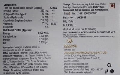 Tendostrong Oa Strip Of 10 Tablets