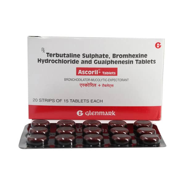Ascoril Plus Strip Of 15 Tablets