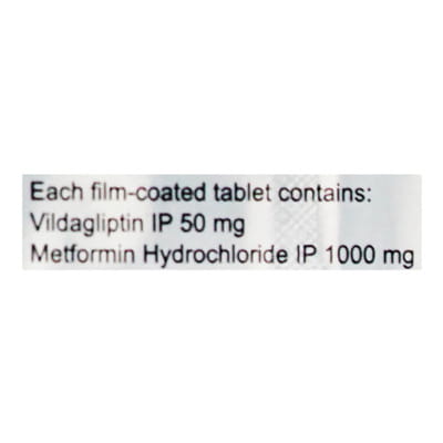 Vildapride M 50/1000mg Strip Of 10 Tablets