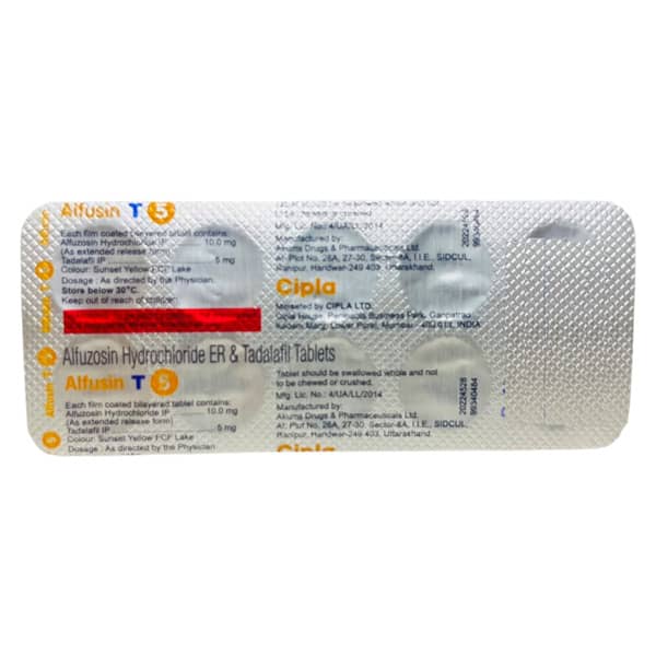 Alfusin T 5mg Strip Of 10 Tablets