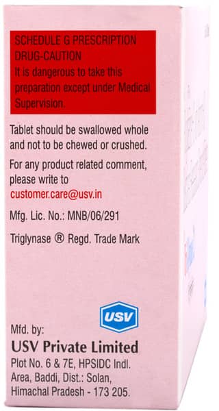 The Triglynase 2mg Strip Of 10 Tablets