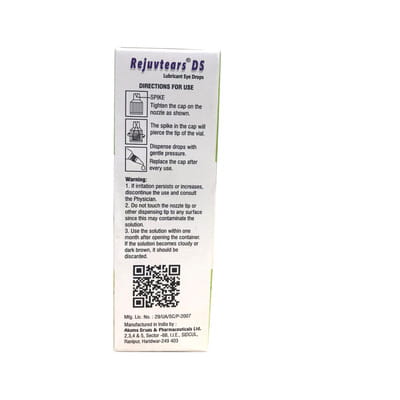Rejuvtears Ds Bottle Of 10 Eye Drops