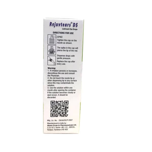 Rejuvtears Ds Bottle Of 10 Eye Drops