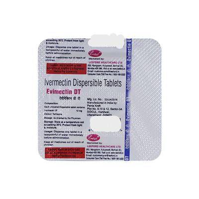 Evimectin Dt 12mg Strip Of 1 Tablet