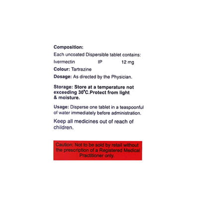 Evimectin Dt 12mg Strip Of 1 Tablet