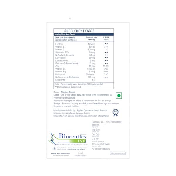 Hepamix Strip Of 10 Tablets