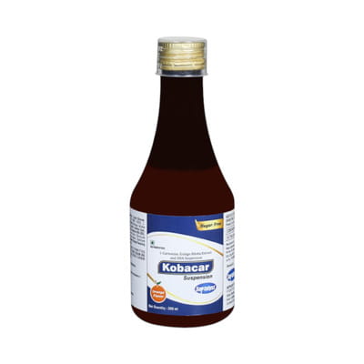 Kobacar Orange Flavour Sugar Free Bottle Of 200ml Suspension