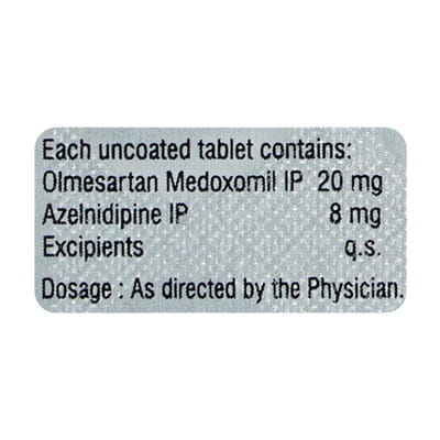 Olmesar Plus 20mg Strip Of 10 Tablets