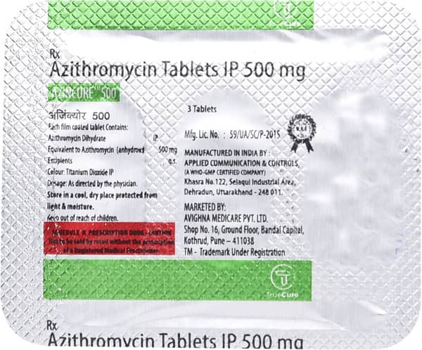 Azincure 500mg Strip Of 3 Tablets