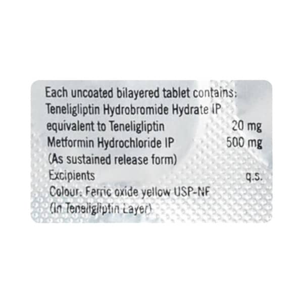 Tenebetic M 20/500mg Strip Of 10 Tablets