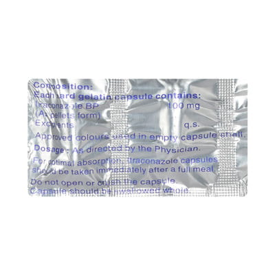 Itrasys Cf 100mg Strip Of 10 Capsules