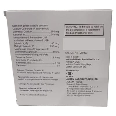 Gemcal Plus Strip Of 15 Softgel Capsules